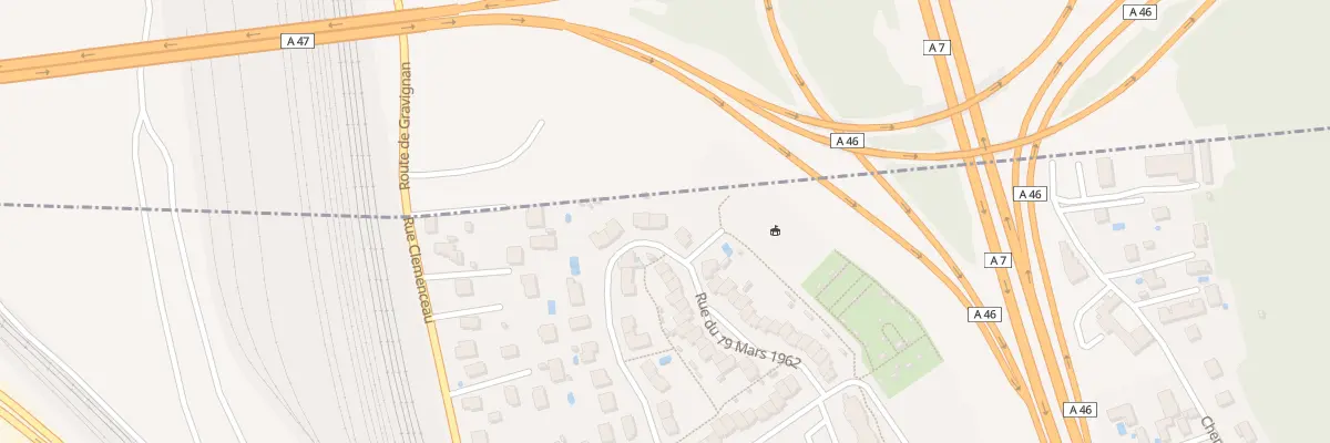 Plan du 23 Rue du 19 Mars 1962 à Chasse-sur-Rhône