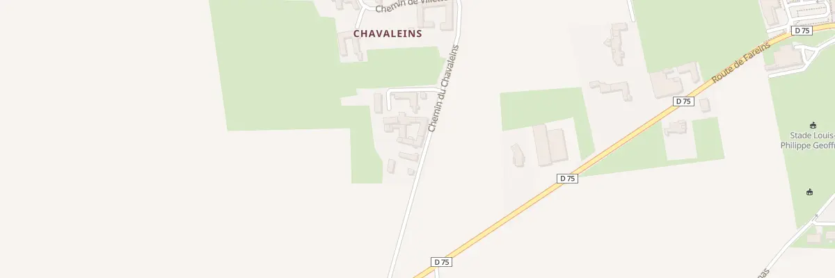 Plan du 5389 Chavaleins à Chaleins