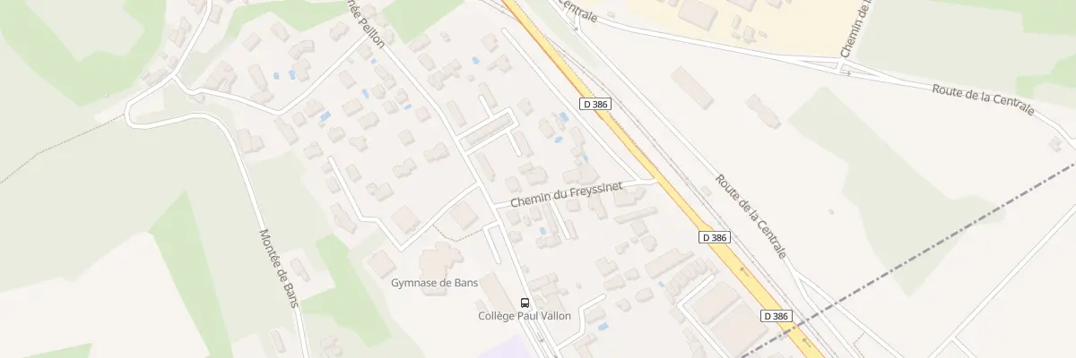Plan du 3 Che du Freyssinet à Givors