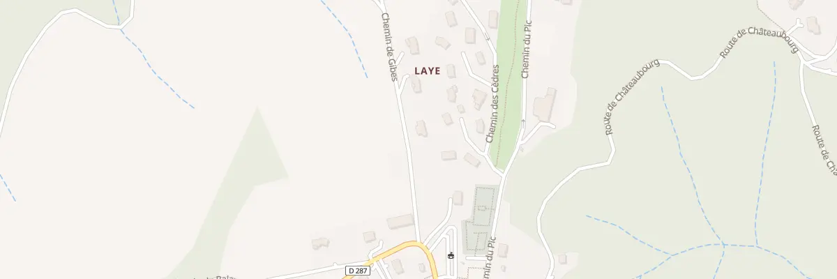 Plan du 150 Che de Gibes à Saint-Romain-de-Lerps