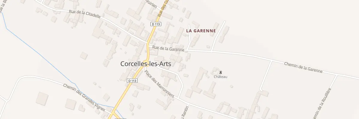 Plan du 5016 Rue des Jardins à Corcelles-les-Arts