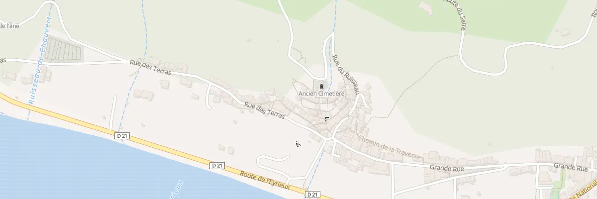Plan du 3 Sen du Perlou à Beauchastel