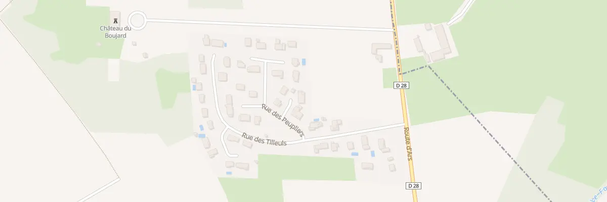 Plan du 1335 Rte d’Ars à Sainte-Euphémie