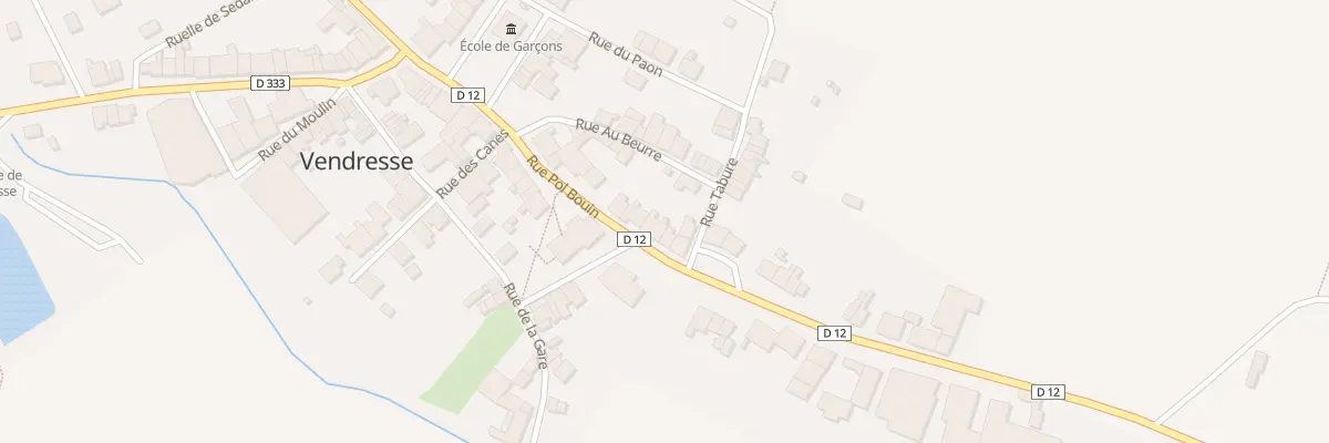 Plan du 5187 Le Village à Vendresse