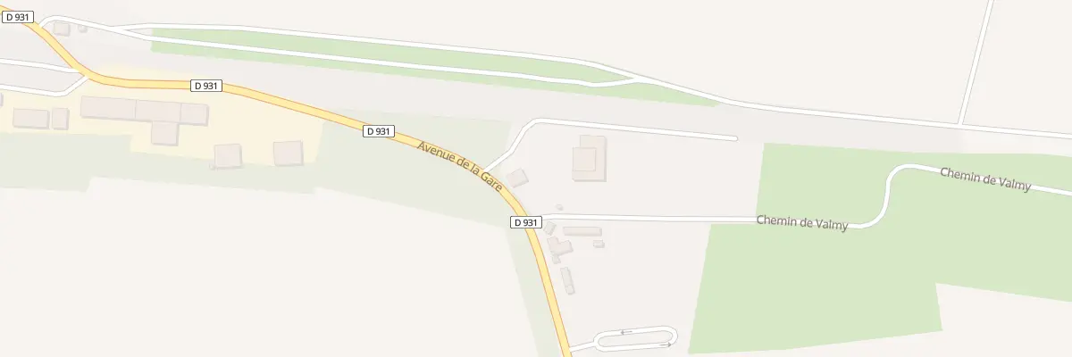 Plan du 18 Av de la Gare à Valmy