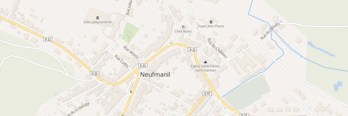 Plan du 21 Rue Jean Jaures à Neufmanil