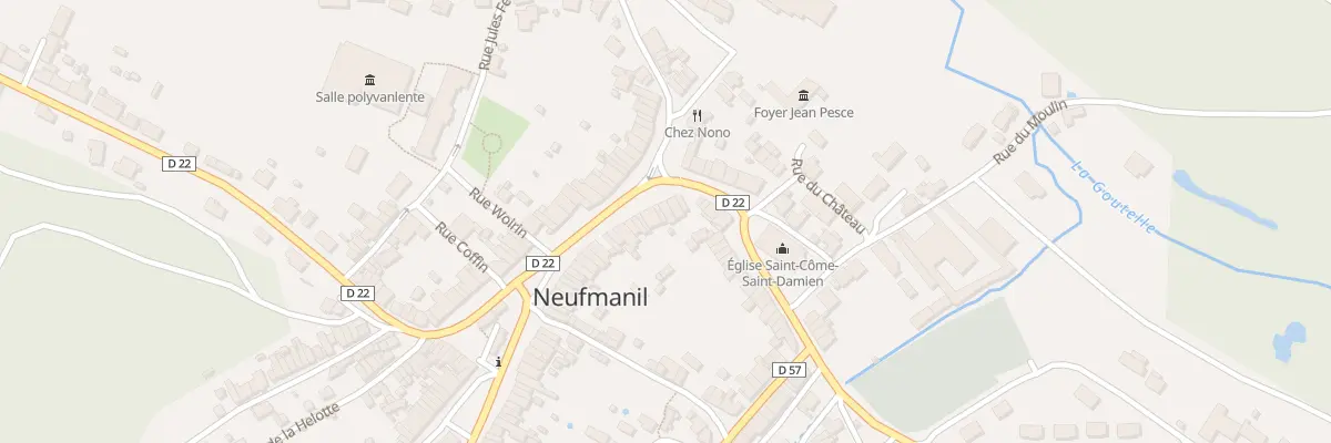 Plan du 19 Rue Jean Jaures à Neufmanil