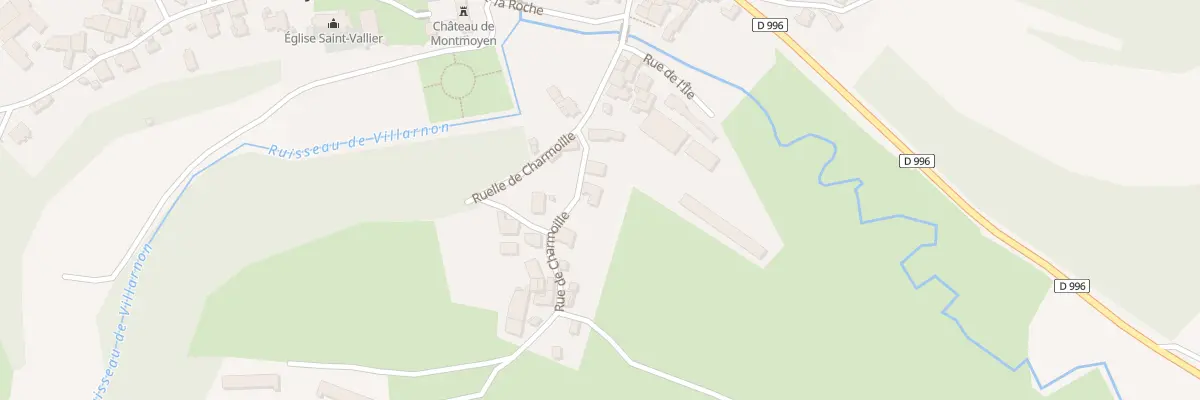 Plan du 9 Rue de Charmoille à Montmoyen