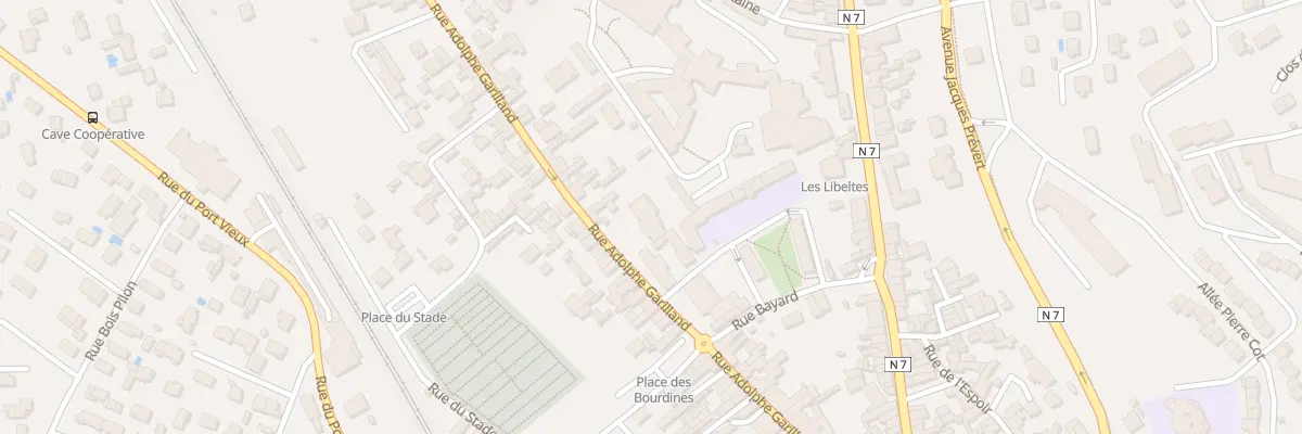 Plan du 37 Rue Adolphe Garilland au Péage-de-Roussillon
