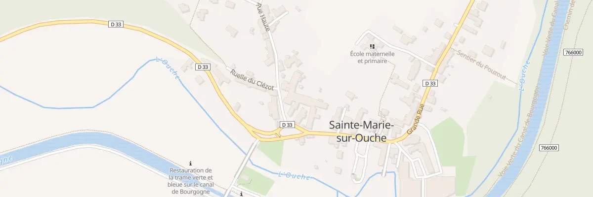 Plan du 8 Rue Haute à Sainte-Marie-sur-Ouche