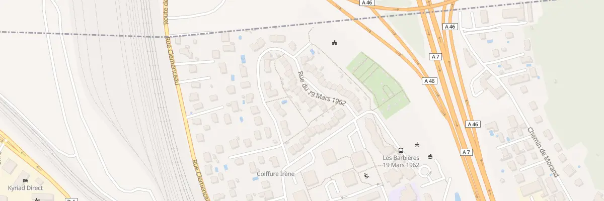 Plan du 36 Rue du 19 Mars 1962 à Chasse-sur-Rhône