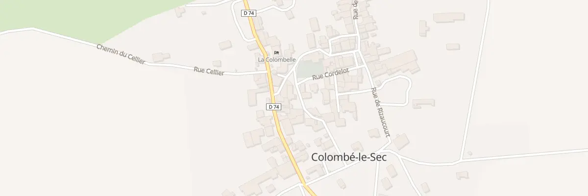 Plan du 5 Rue Cordelot à Colombé-le-Sec
