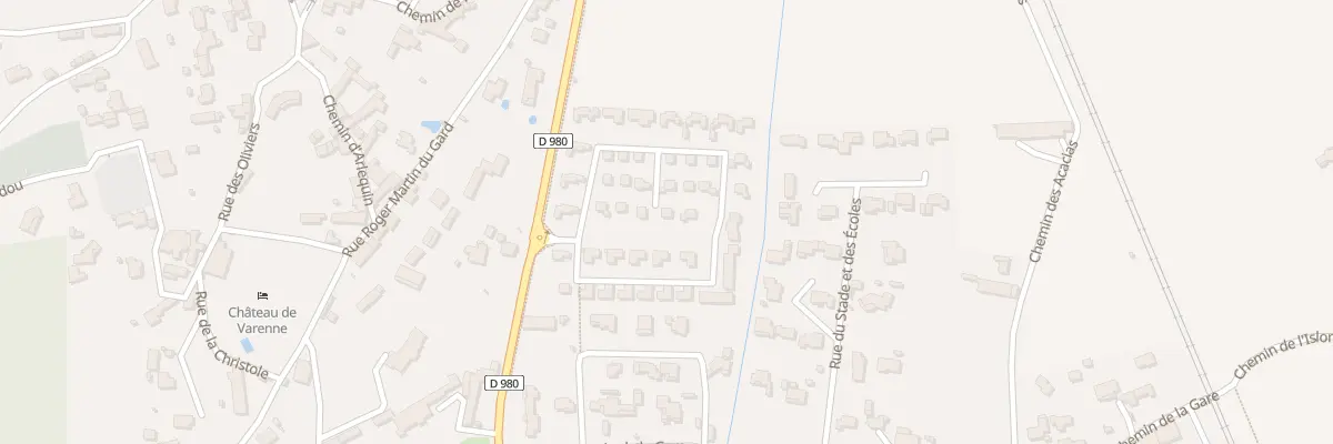 Plan du 62 Rue Les Jardins de Montsauve à Sauveterre
