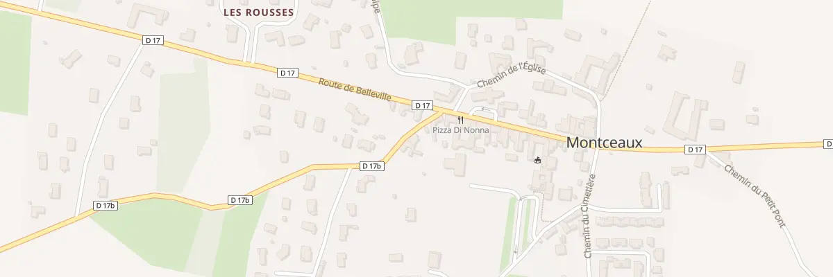 Plan du 33 Rte de Montmerle à Montceaux