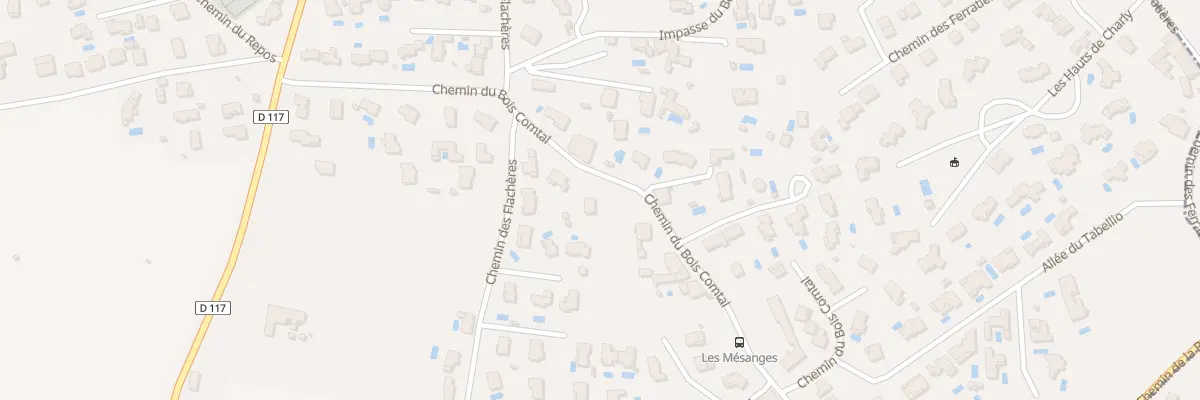 Plan du 310 Che du Bois Comtal à Charly