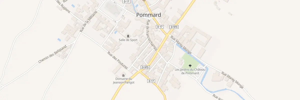 Plan du 2 Rue Dauphin à Pommard