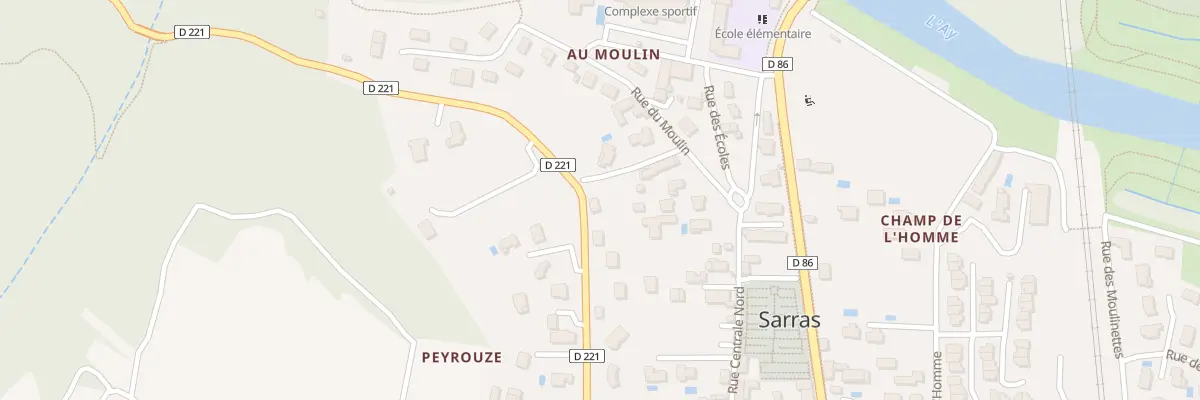 Plan du 18 Rte de la Rivière d’Ay à Sarras