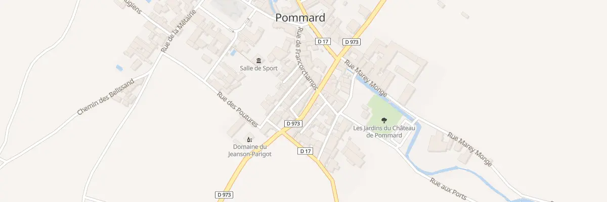 Plan du 5 Rue Dauphin à Pommard