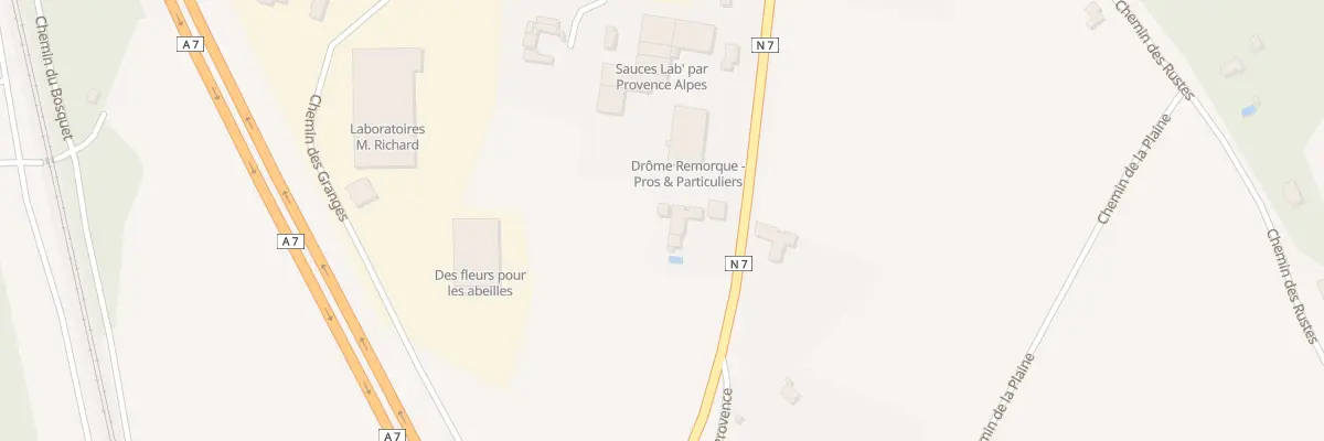 Plan du 72 Av de Provence à Saulce-sur-Rhône