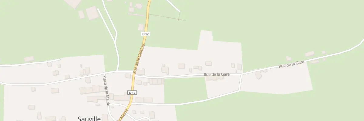 Plan du 9 Rue de la Gare à Sauville