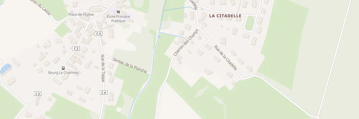 Plan du 5 Che des Chartys à La Charmée