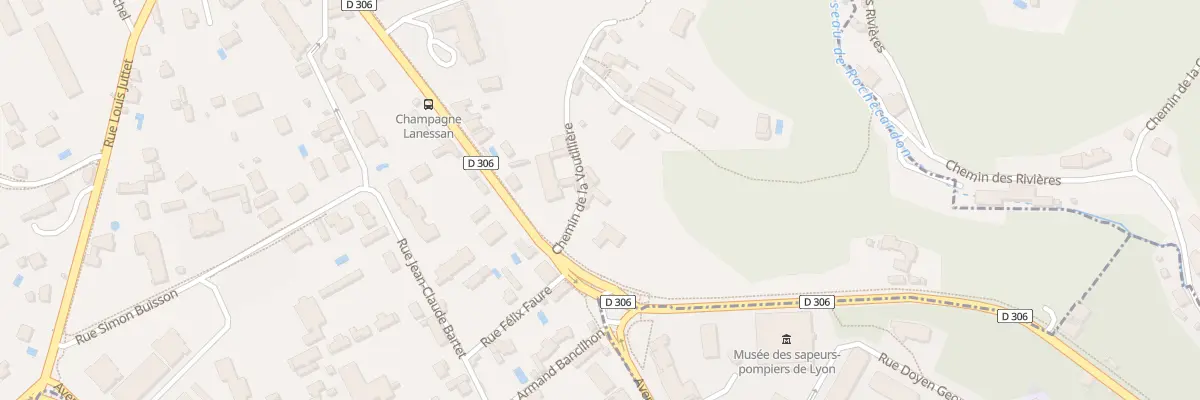 Plan du 8 Av de Lanessan à Champagne-au-Mont-d’Or