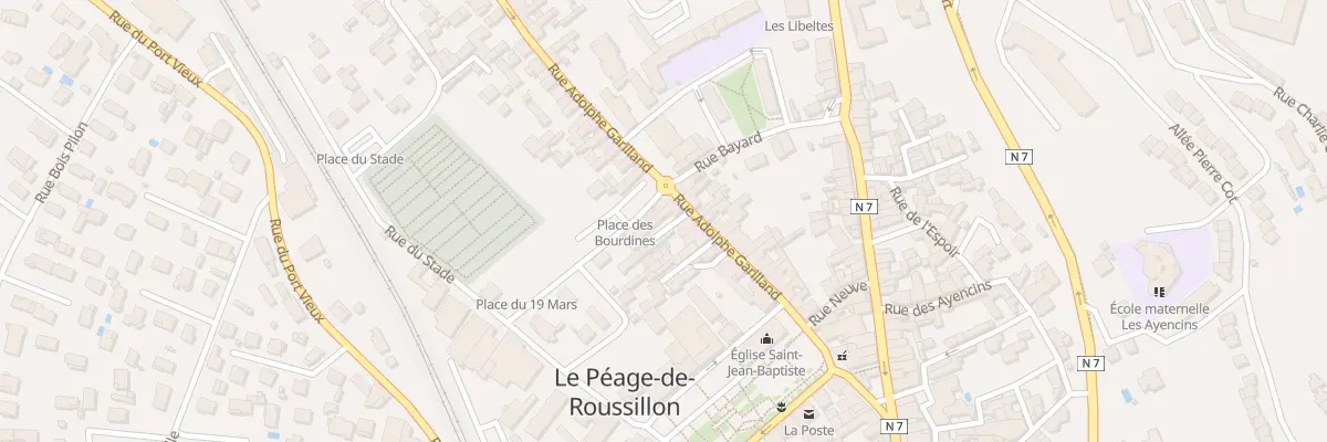 Plan du 16 Rue Adolphe Garilland au Péage-de-Roussillon