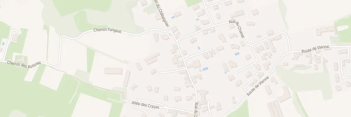 Plan du 259 Rue du Chanet à Saint-Prim