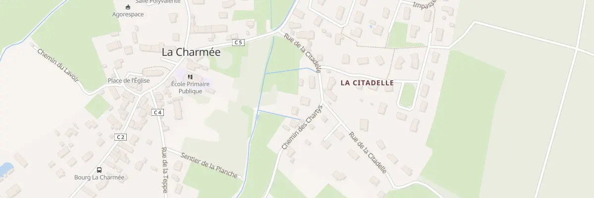 Plan du 2 Che des Chartys à La Charmée
