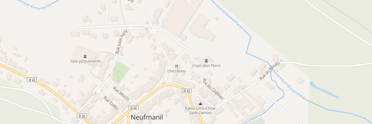 Plan du 5 Rue Jean Jaures à Neufmanil