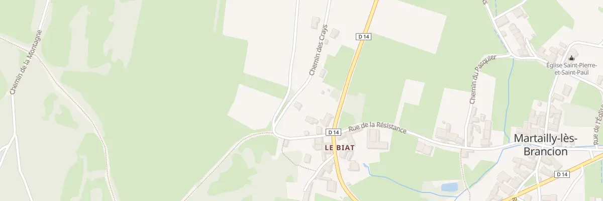 Plan du 6 Che des Crays à Martailly-lès-Brancion