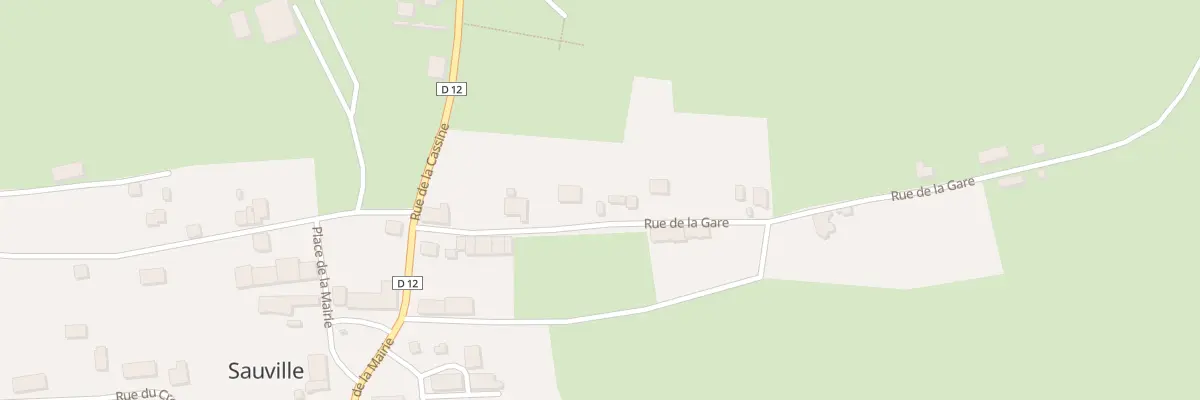 Plan du 11 Rue de la Gare à Sauville
