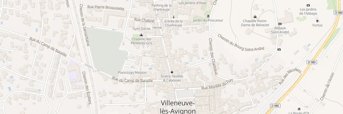 Plan du 38 Rue de la République à Villeneuve-lès-Avignon