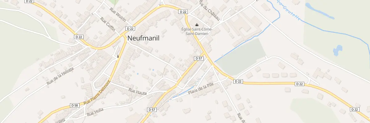 Plan du 12 Rue Jean Baptiste Clement à Neufmanil
