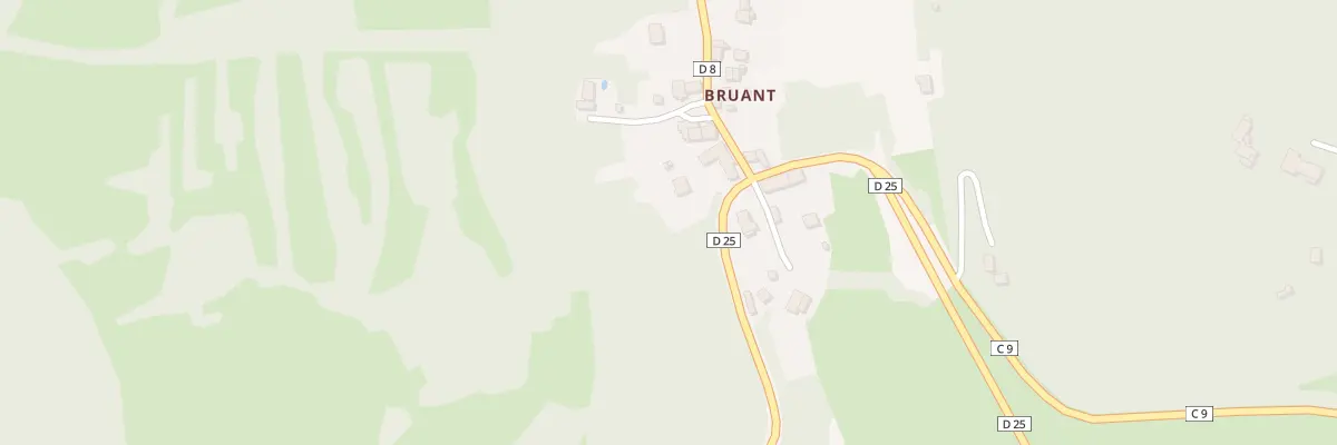 Plan du 2 Rte de Beaune à Détain-et-Bruant