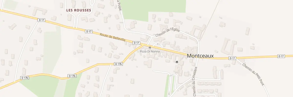 Plan du 173 Rte de Belleville à Montceaux