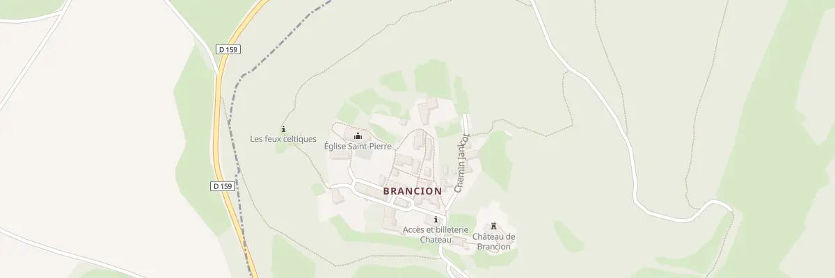 Plan du 3 Che de la Halle à Martailly-lès-Brancion