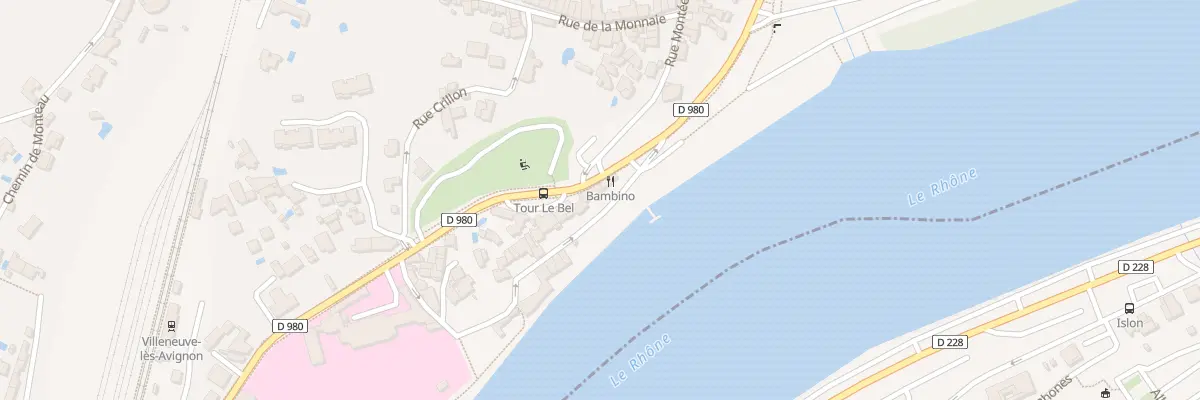 Plan du 2 Rue du Vieux Moulin à Villeneuve-lès-Avignon