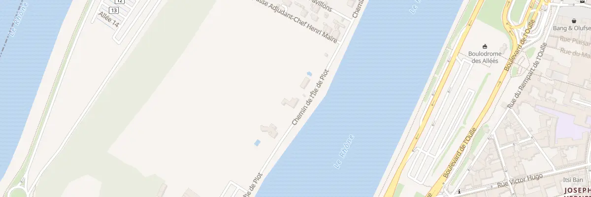 Plan du 18B Che de l’Ile de Piot à Avignon