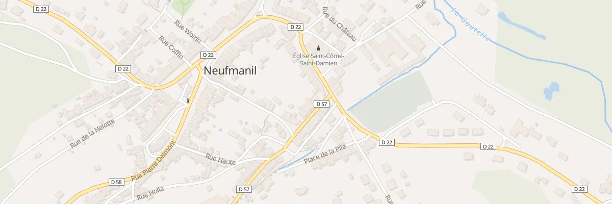 Plan du 8 Rue Jean Baptiste Clement à Neufmanil