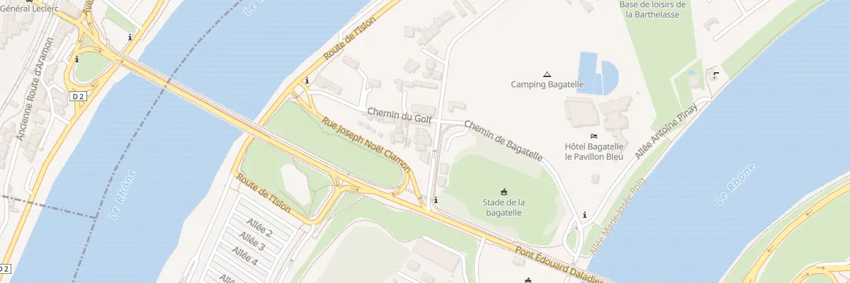 Plan du 5 Che de la Barthelasse à Avignon