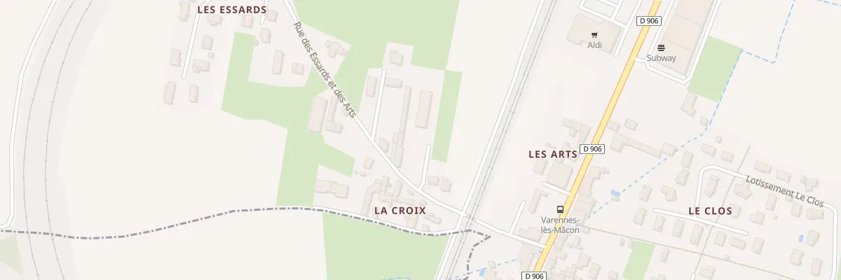 Plan du 152 Rue des Essards et des Arts à Varennes-lès-Mâcon