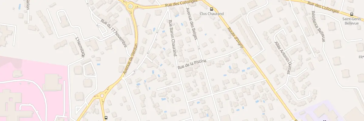 Plan du 15 Rue Baron Chaurand à Saint-Genis-Laval