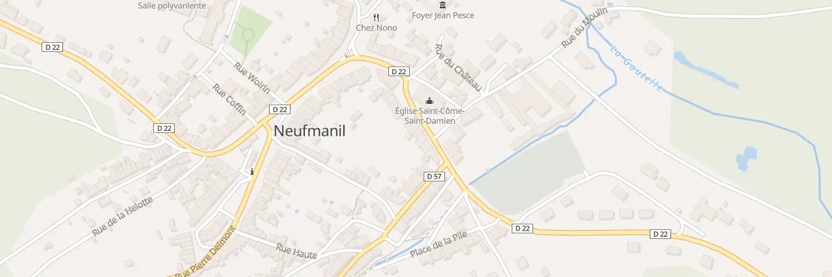 Plan du 6 Rue de l’Ardenne à Neufmanil