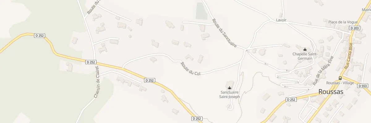 Plan du 5050 Le Col à Roussas