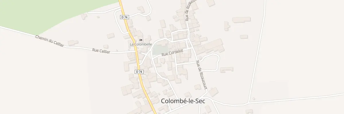 Plan du 1 Rue de l’Ecole à Colombé-le-Sec