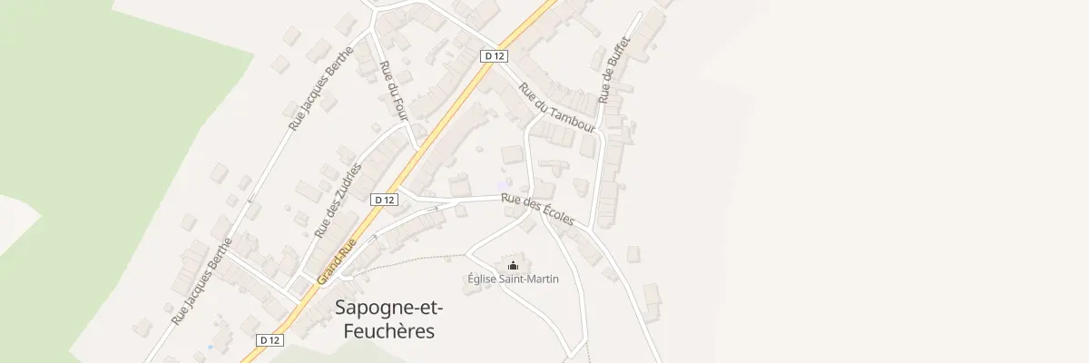 Plan du 5147 Le Village à Sapogne-et-Feuchères