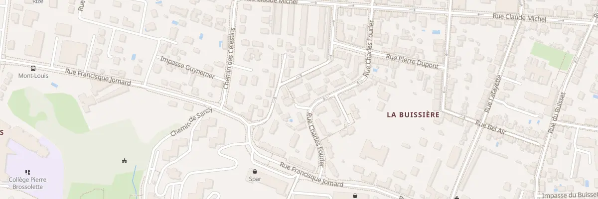 Plan du 38 Rue Charles Fourier à Oullins-Pierre-Bénite