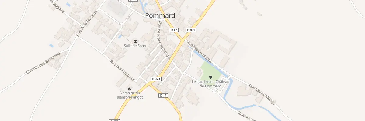 Plan du 5328 Rue des Jardins à Pommard