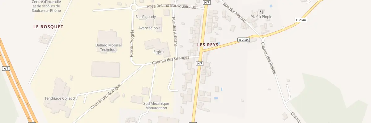 Plan du 50 Av de Provence à Saulce-sur-Rhône